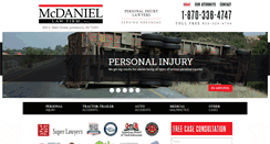 Desktop Screenshot of mcdaniellawyers.com